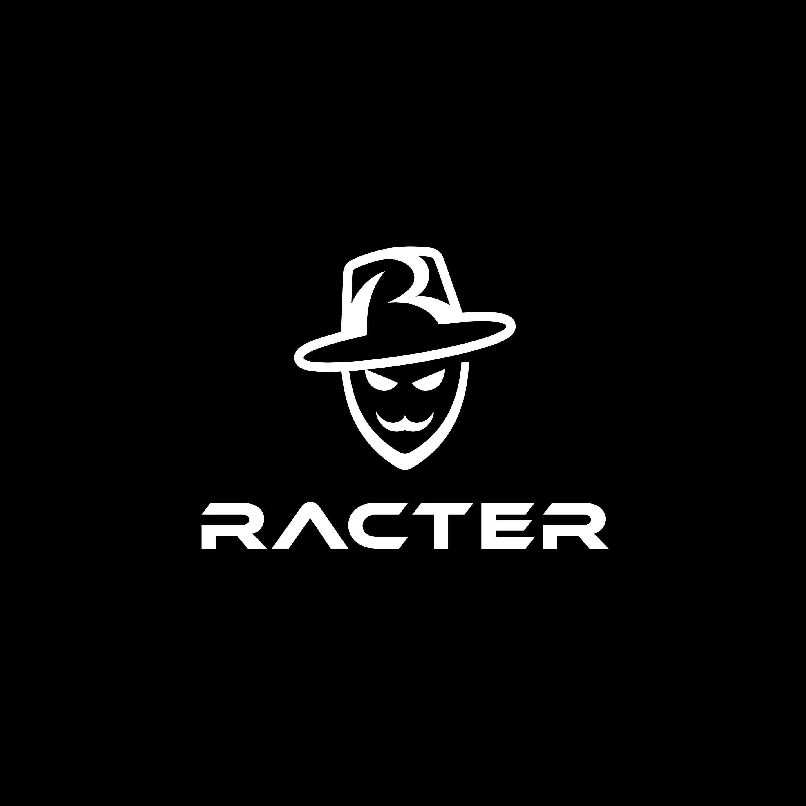 White Racter Logo Preview